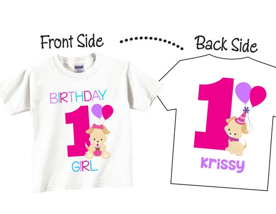 My 1st Birthday Shirts and Tshirts with Puppy Theme
