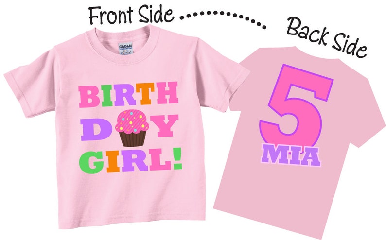 5th, Birthday, Girl, Shirt, Tshirt, Cupcake, Any Age, Tee, fun, birthday, shirts, colorful, cupcake birthday, cupcake birthday shirt, colorful birthday, colorful birthday shirt, 2nd, 3rd, 4th, 6th, second, third, fourth, fifth, sixth, tees, t-shirts,