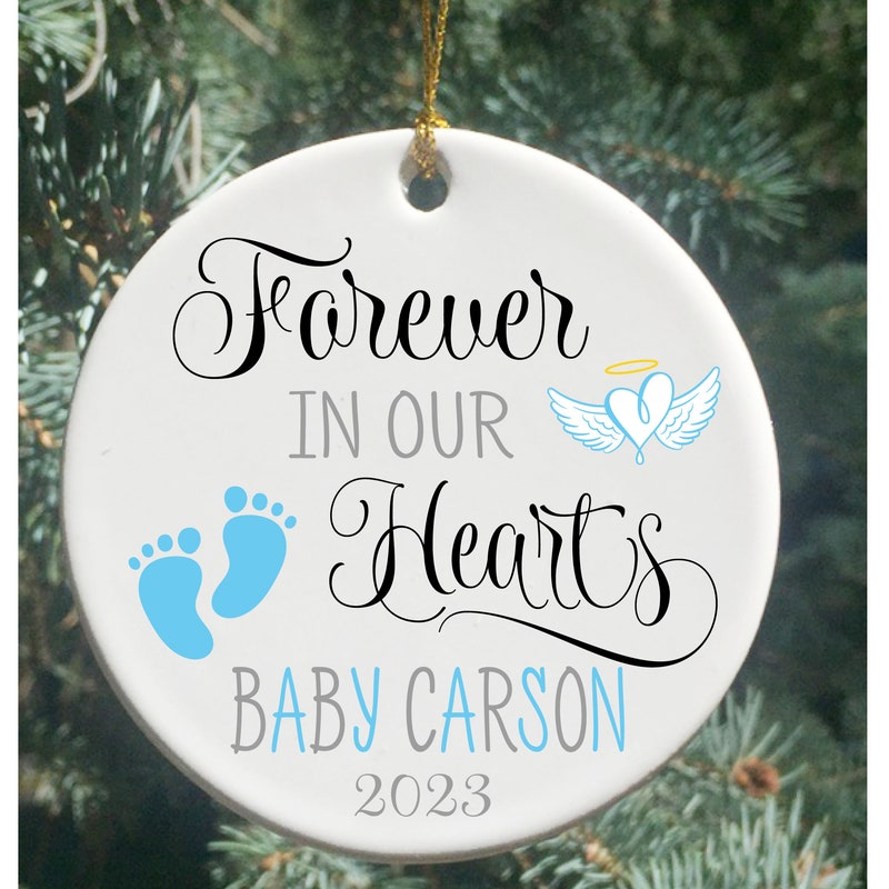 Infant Loss, Baby Loss Ornament, Personalized Infant Loss Keepsake