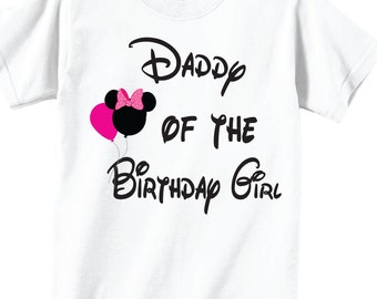 Daddy of the Birthday Girl Shirt: Matching Family Birthday Theme