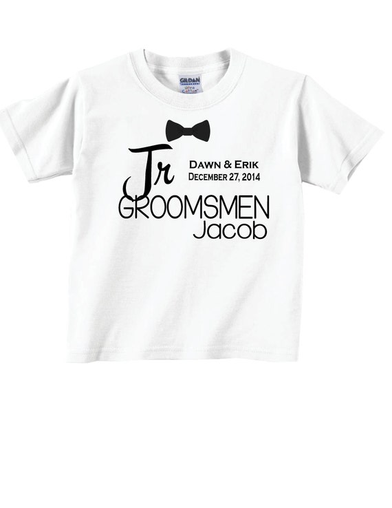 Groomsman Shirt For Boys Junior Groomsman Tee Groomsman Shirt For Boys Junior Groomsman Tee