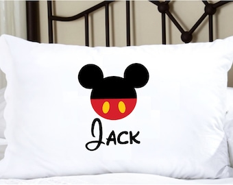 Personalized Pillow with Cute Lettering, Pillow Case Cover Slip, Gift Idea.