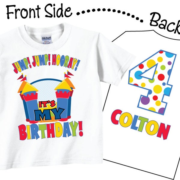 Bouncy House Birthday Shirt - Etsy