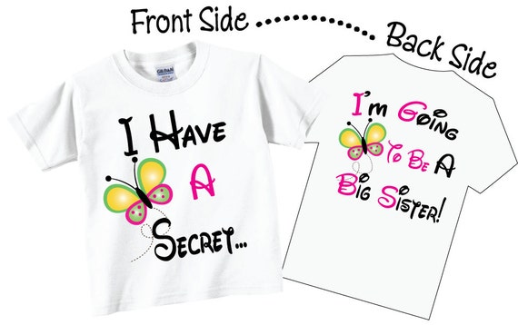 I'm Going to Be A Big Sister Shirts 