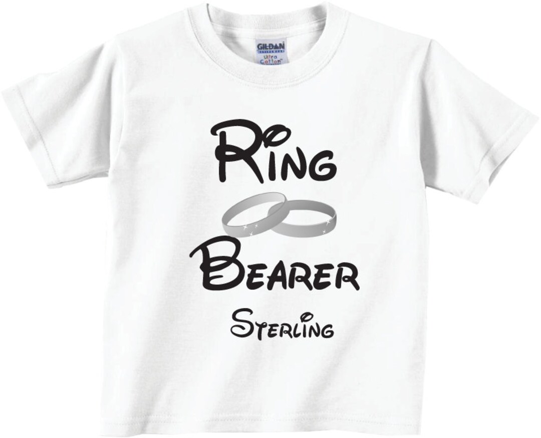 Personalized Ring Bearer Shirts and Tshirts Etsy
