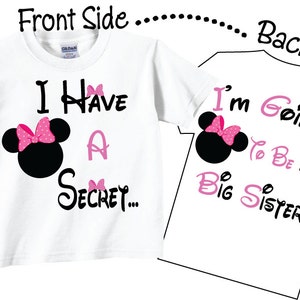 I'm Going To be A Big Sister, Shirts, Tees, I have a secret, big sister, pregnancy announcement, big sister shirt, tee, t-shirt, pregnancy announcement shirt, big sister pregnancy announcement, big sister pregnancy announcement shirts, tshirt,