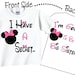 I'm Going To be A Big Sister Shirts Cute Pink Bows Tees 