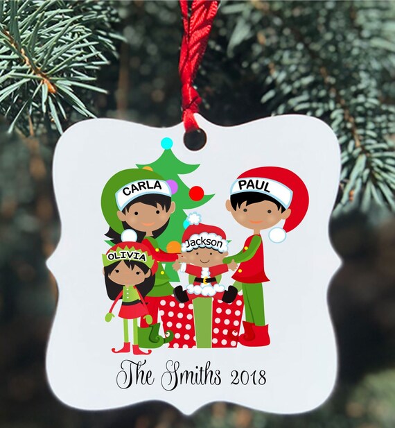Personalized Christmas Ornament Hispanic / Middle Eastern Etsy image 0 - Personalized Christmas Ornament Hispanic / Middle Eastern Etsy