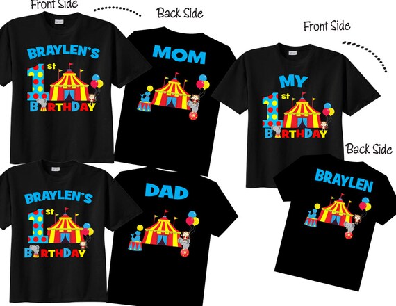 Circus Birthday Shirt | Birthday Kids Father Carnival Shirt Circus Birthday Shirt | Birthday Kids Father Carnival Shirt