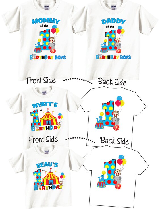twins birthday t shirts