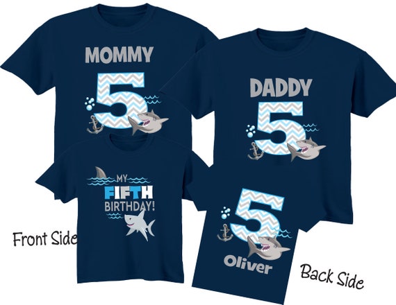 family t shirts set of 5
