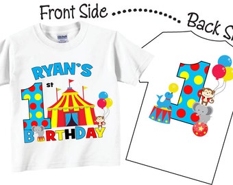 Circus Birthday Shirt: Personalized Carnival Theme, Any Age
