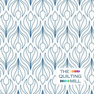 Tulip Garden - Digital Longarm Quilting Design for Edge to Edge Pantograph