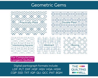 Fan Favorites 1 Bundle - Digital Longarm Quilting Design for Edge to ...