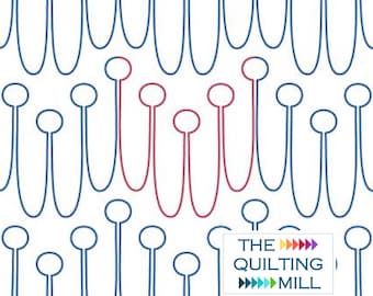 Spore - Fun Quilting Pantograph – Longarm Quilt Pattern Digital | Whimsical Longarm Quilting Designs | Easy Stitch Edge-to-Edge
