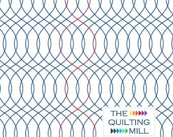 Double Dutch Extended Width - READ DESCRIPTION - Digital Longarm Quilting Design for Edge to Edge Pantograph
