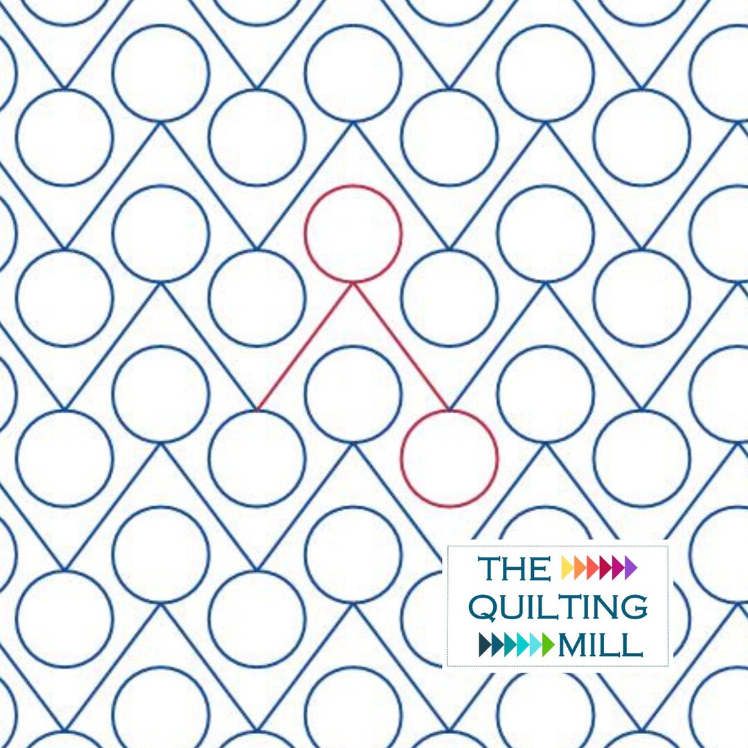 Bounce - Digital Pantograph for Longarm Quilting | Smooth Geometric ...