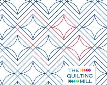 Tufted Plaid - Digital Pantograph for Longarm Quilting - Cozy Plaid Design | Perfect for Longarm Machines