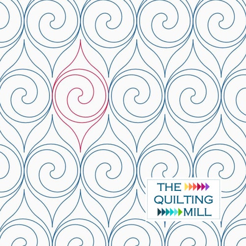 Vibrations Digital Edgetoedge Quilting Pattern for Longarm Etsy