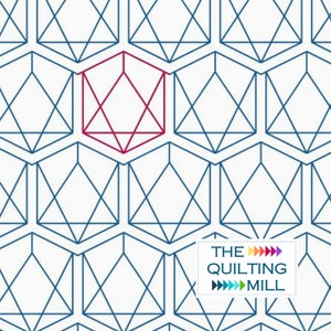 Prism - Digital Longarm Quilting Design for Edge to Edge Pantograph