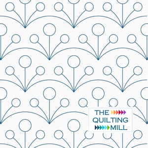 Wishing - Digital Longarm Quilting Design for Edge to Edge Pantograph