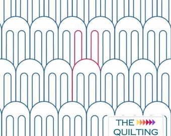 Fudge Pop - Fun Longarm Quilting Pattern | Digital Quilting Design | Modern Geometric Popsicle for Quilting Machines