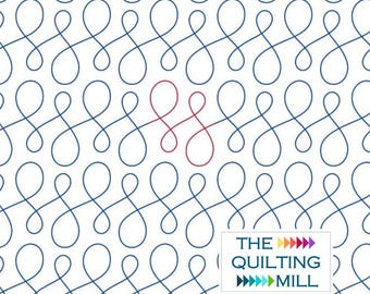 Loosey Loops E2E - Longarm Quilt Pattern Digital | Fun Loop Pantograph for Quilting Machines