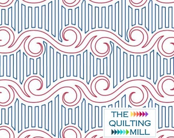 Extended Width Swirl - READ DESCRIPTION - Digital Longarm Quilting Design for Edge to Edge Pantograph