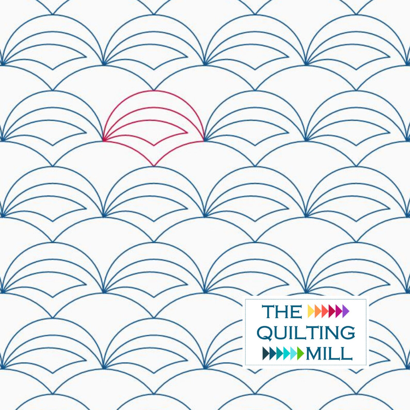 Easy Clamshell Echo - Digital Pantograph | Longarm Quilting Design ...