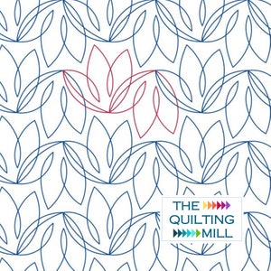 Cheerful - Digital Quilting Pantograph | Simple Floral Pattern for Longarm Quilting | Edge-to-Edge Design | Instant Download