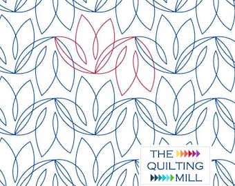 Cheerful - Digital Quilting Pantograph | Simple Floral Pattern for Longarm Quilting | Edge-to-Edge Design | Instant Download