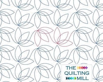 Tossed Lotus - Digital Quilt Pantograph |Lotus Flower Longarm Quilting Pattern | No Backtracking | Instant Download