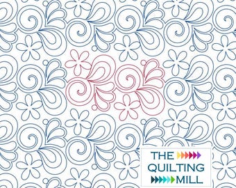 Jovial -  Digital Pantograph for PantoVision | Playful Swirl Longarm Quilting Design Instant Download