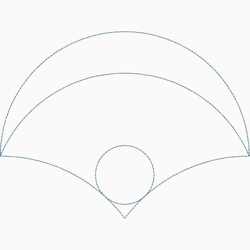 Easy Clamshell Hold On-digital Longarm Quilting Design for - Etsy