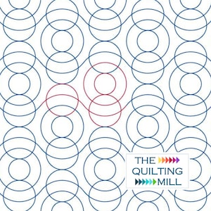 Delusion - Digital Pantograph | Optical Illusion Design for Longarm Quilting | Fun and Playful Quilting Design | Instant Download