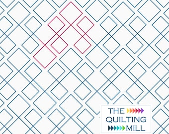 Boxing - Longarm Quilting Design | Square Grid Quilting Pattern | Digital Quilting Design for Longarm Machines