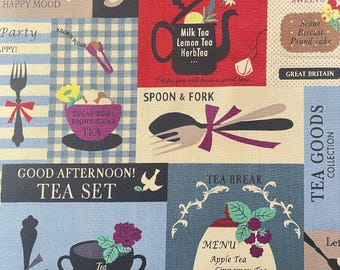 Desert/Cooking Themed Japanese fabric bundle, rare and out of print