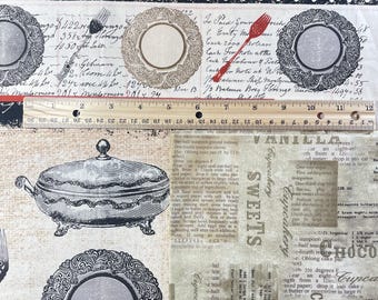 Cooking Themed fabric bundle