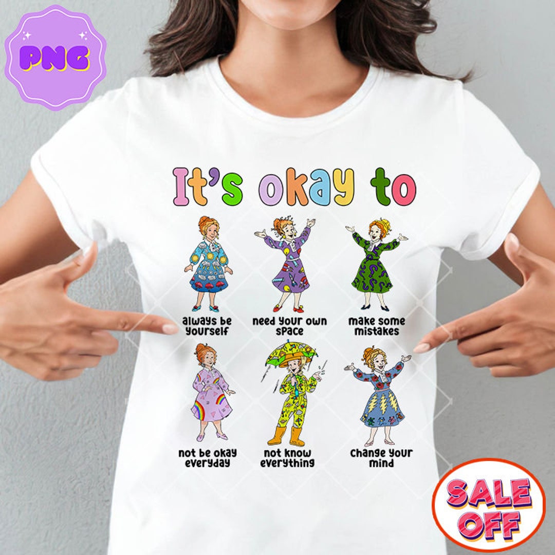 Ms.frizzle It's Okay to Png Ms.frizzle Motivational Kids - Etsy