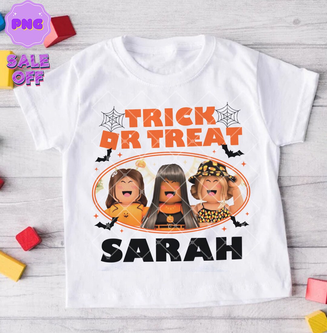Blox Girls Custom Name Png Trick or Treat Roblox Png Gaming - Etsy
