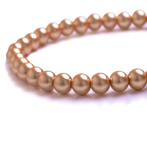 Gold Plated Beads 50 Pc Smooth Seamless Silver Beads Round Etsy