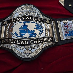 WWF HULK HOGAN 86 championship  belt 4mm zinc dual plates thinkess available in stock in Usa Florida same day shipping