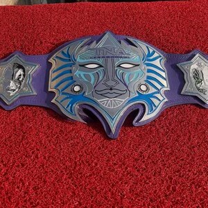 TNA Jeff Hardy Immortal Championship Gürtel, Erwachsenengröße, Metallplatten, Lederriemen