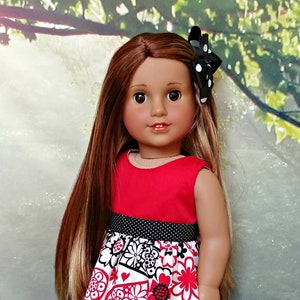 Doll Red Heart Dress American Made to Fit Your 18 Girl - Etsy