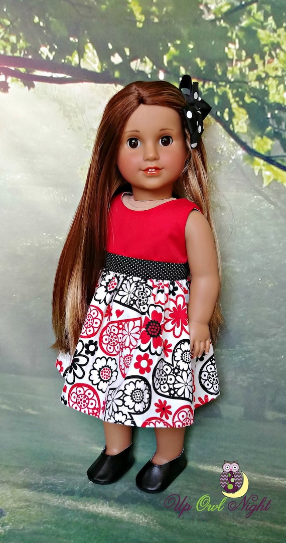 american girl heart dress