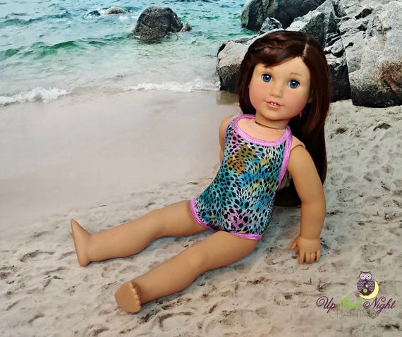 Doll Leopard Bathing Suit Swimsuit American Made to Fit Your 18