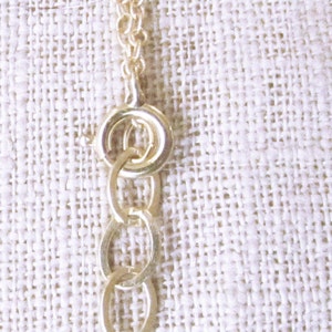 A Pendant Initial Choker necklace Gold Gift, A Letter Typewriter Initial Coin Charm Choker, Gold Filled Chain White Gold Plated Coin Choker image 2