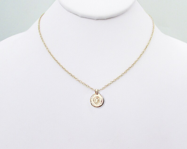 Mothers Necklace Gold O Letter Best Initial