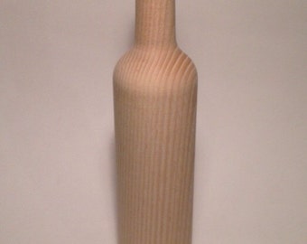 Wood Wine Bottle