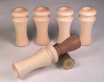 Unfinished Maple Duck Call Barrels